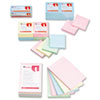 Universal&reg; Standard Self-Stick Pastel Color Note Pads