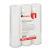 Adding Machine/Calculator Roll, 16 lb, 1/2" Core, 2-1/4"x150 ft, White, 12/Pack