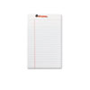 Perforated Edge Writing Pad, Jr. Legal Rule, 5 x 8, White, 50-Sheet, Dozen