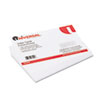 Recycled index cards.