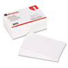 Recycled index cards.