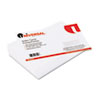 Recycled index cards.