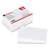 Recycled index cards.