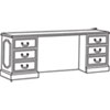 HON&reg; 94000 Series Kneespace Credenza