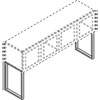 HON&reg; Voi&reg; O-Leg Supports for Overhead Cabinet
