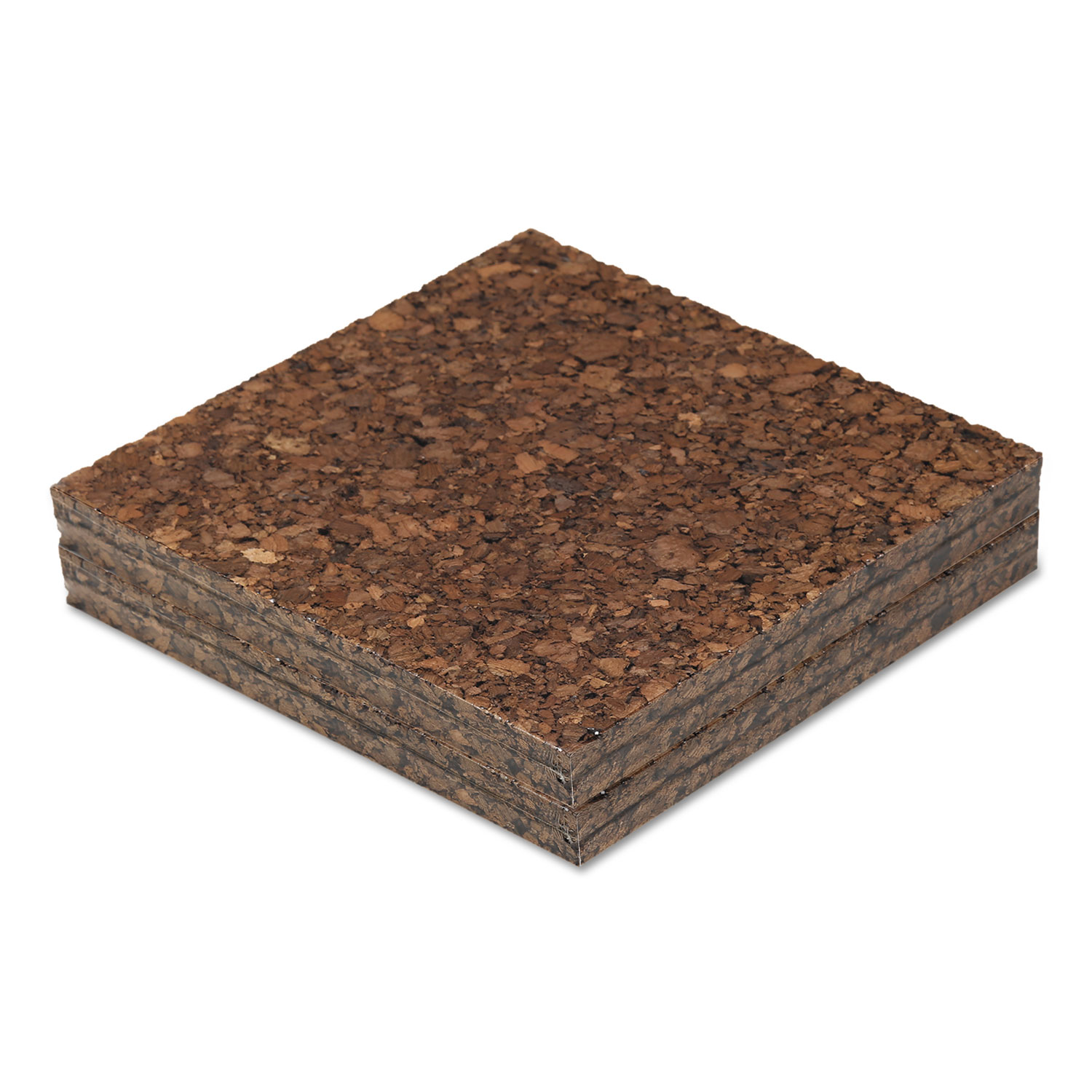Cork Tile Panels Dark Brown 12 X 12 4 Pack Universal Office