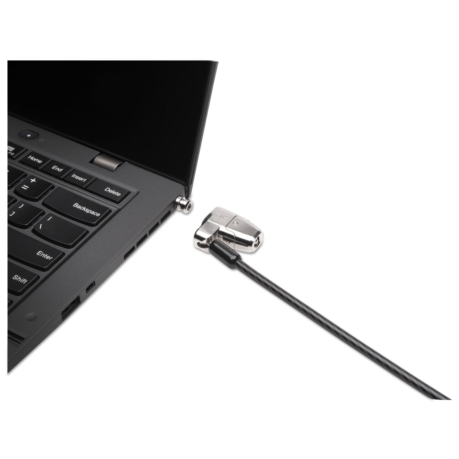 Kensington Laptop Lock Keyed Hidden Pin Technology 6' Black 64435