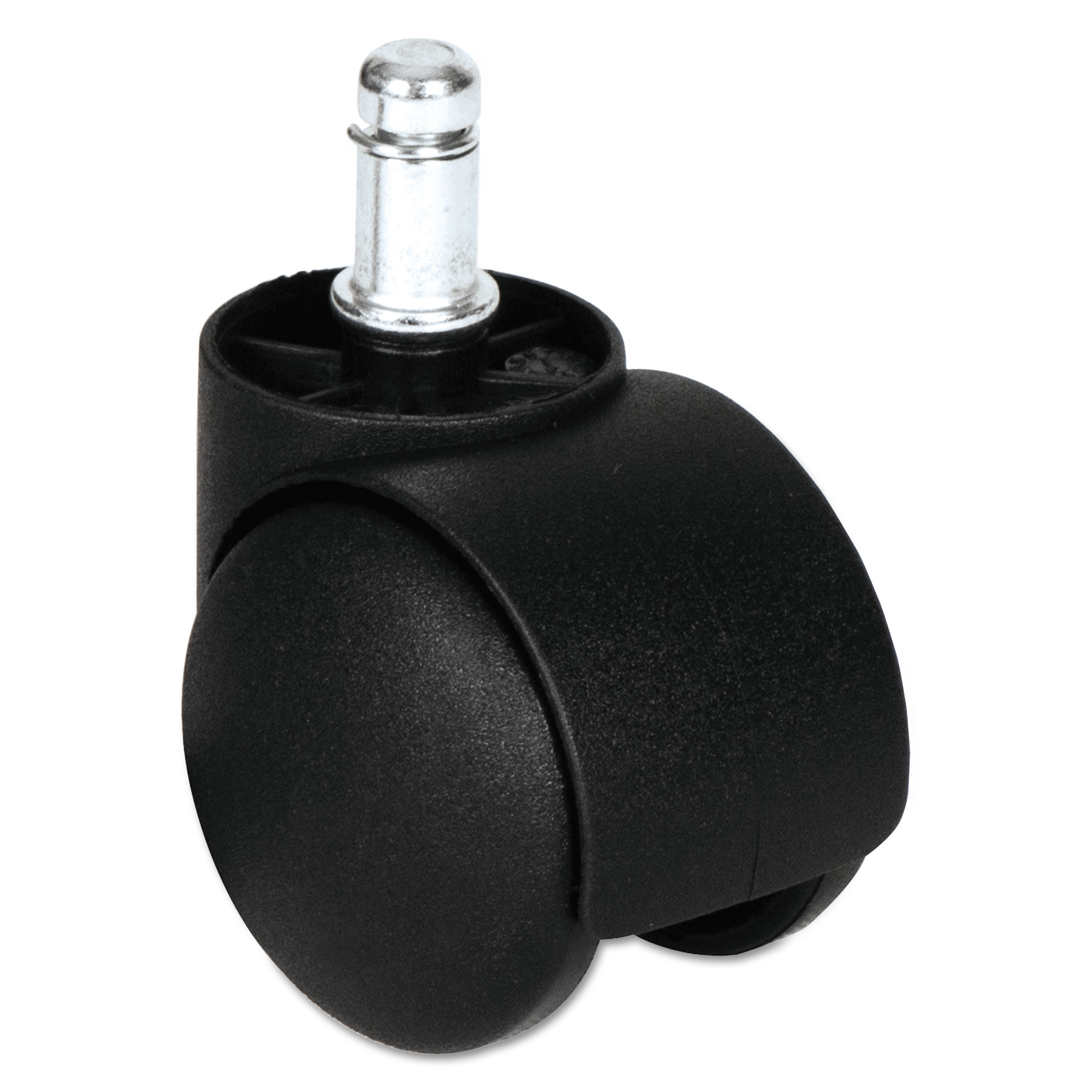 Alera® Dual Wheel Hooded Casters B Stem 1 1/2" Caster Black CASTERHT1 ...