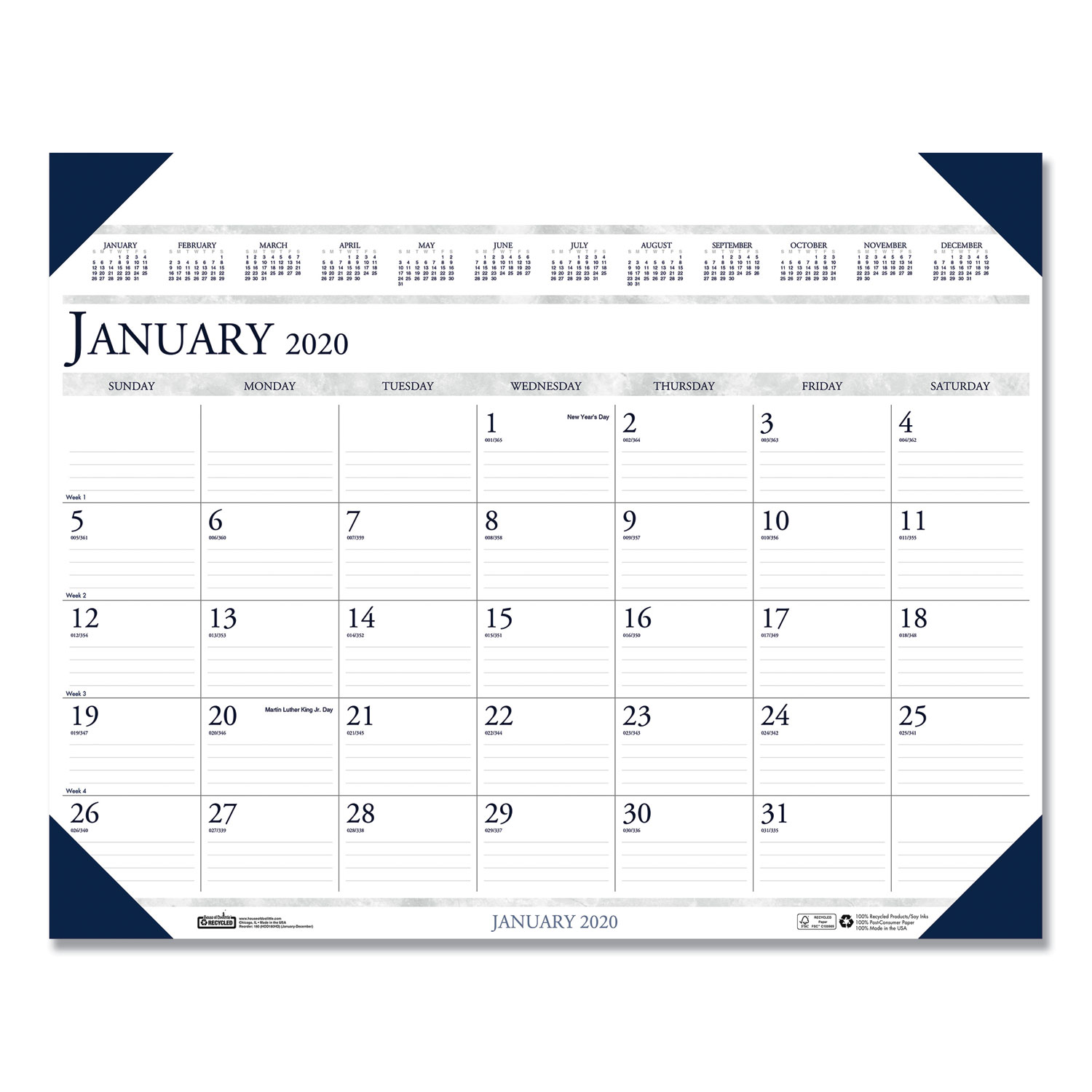 executive-monthly-desk-pad-calendar-24-x-19-2020-completeofficeusa