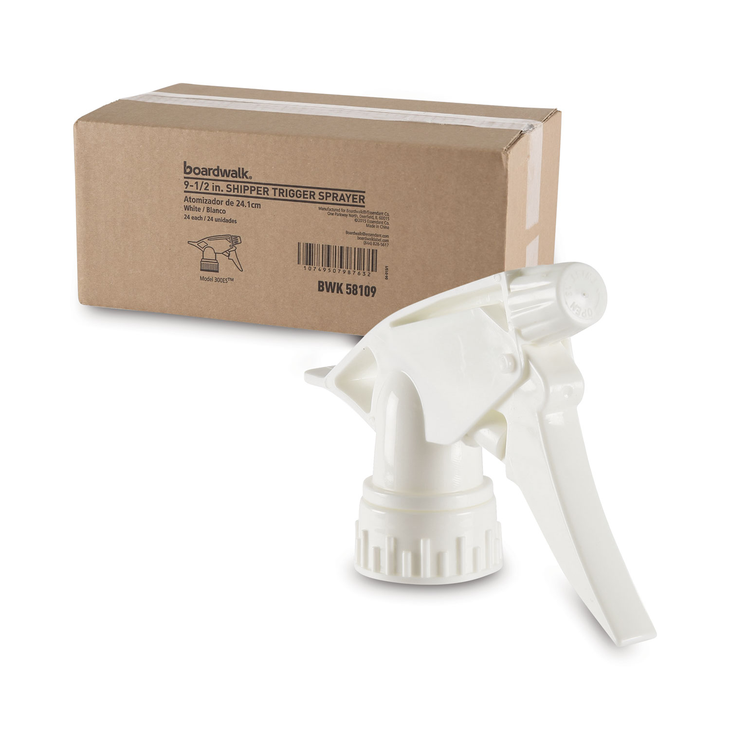 Trigger Sprayer Es Tube Fits Oz Bottles White Carton