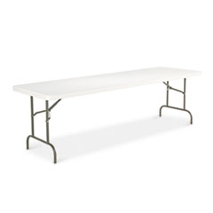 ALERA 96&quot; X 30&quot; RESIN PLATINUM FOLDING TABLE
