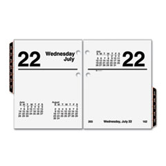 Recycled Compact Desk Calendar Refill, 3