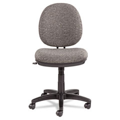 Alera Interval Series Swivel/Tilt Task Chair, Supports 275 lb, 18.11" to 23.22" Seat, Graphite Gray Seat/Back, Black Base