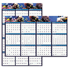 HOD3969 - Earthscapes Sea Life Scenes Reversible/Erasable Wall Calendar