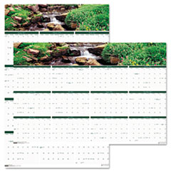 HOD397 - Waterfalls of the World Reverse/Erase Yearly Wall Calendar