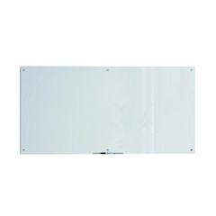 Glass Dry Erase Board, 72" x 36" (Actual Size: 70" x 35"), White Surface