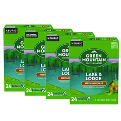 Lake And Lodge Coffee K-Cups, Medium Roast, 96/carton