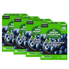 Fair Trade Wild Mountain Blueberry Coffee K-Cups, 96/carton