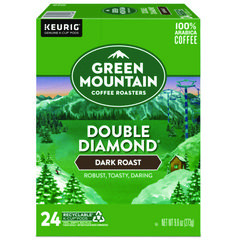 Double Black Diamond Extra Bold Coffee K-Cups, 24/box