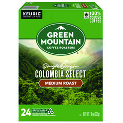 Colombian Fair Trade Select Coffee K-Cups, 24/box