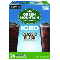 Classic Black Brew Over Ice Coffee K-Cups, 24/box