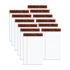 "The Legal Pad" Ruled Perforated Pads, Narrow Rule, 50 White 5 X 8 Sheets, Dozen