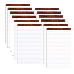 "The Legal Pad" Ruled Perforated Pads, Wide/legal Rule, 50 White 8.5 X 14 Sheets, Dozen