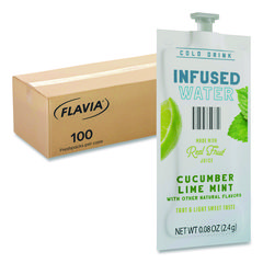 Cucumber Lime Mint Infused Water Freshpack, Cucumber Lime Mint, 0.08 Pouch, 100/Carton