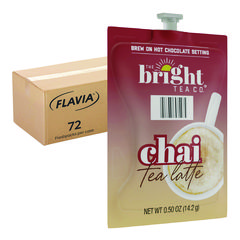 The Bright Tea Co. Chai Tea Latte Freshpack, Chai Latte, 0.5 oz Pouch, 72/Carton