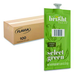 The Bright Tea Co. Select Green Tea Freshpack, Select Green, 0.09 oz Pouch, 100/Carton