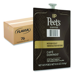 Peet's Coffee Cafe Domingo Freshpack, Cafe Domingo, 0.35 oz Pouch, 76/Carton