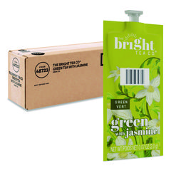 The Bright Tea Co. Green with Jasmine Tea Freshpack, Green with Jasmine, 40/Carton