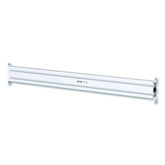 Slat Rail for Slat Wall System for 32" TVs, 3.39w x 1.8d x 41h, Silver, Supports 33 lb