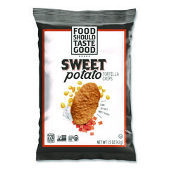 Tortilla Chips, Sweet Potato with Sea Salt, 1.5 oz, 24/Carton