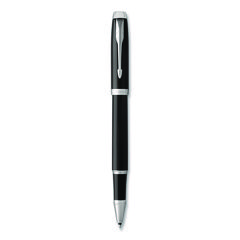 IM Premium Rollerball Pen, Stick, Fine 0.7 mm, Black Ink, Black/Chrome Barrel