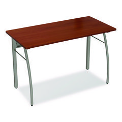 Trento Line Rectangular Desk, 47.25" X 23.63" X 29.5", Cherry