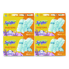 Refill Dusters, Dustlock Fiber, Light Blue, Lavender Vanilla Scent,10/box,4 Boxes/carton