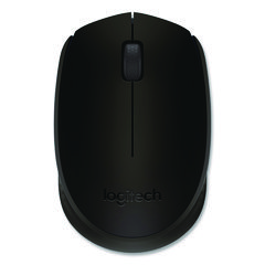 M170 Wireless Mouse, 2.4 GHz Frequency/33 ft Wireless Range, Left/Right Hand Use, Black