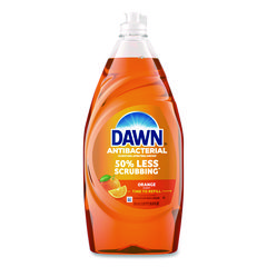 Ultra Antibacterial Dishwashing Liquid, Orange Scent, 30.8 oz Bottle, 8/Carton