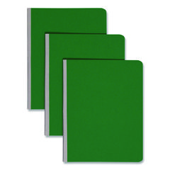 Prong Fastener Pressboard Report Cover, Two-Piece Prong Fastener, 3" Capacity, 8.5 X 11, Green/green