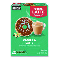 Vanilla One Step Latte K-Cup, 20/Box