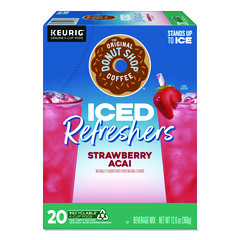 ICED Refreshers K-Cup Pods, Strawberry, 20/Box