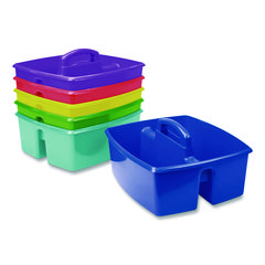 Large Storage Caddy, 11 x 13 x 6.38, Assorted Colors, 6/Carton