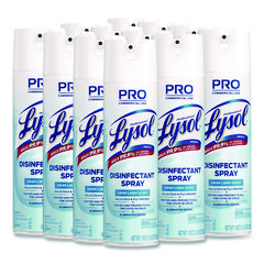 Disinfectant Spray, Crisp Linen, 19 Oz Aerosol Spray, 12/carton