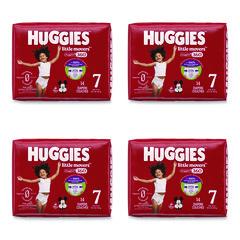 Little Movers HuggFit 360 Degree, Size 7, Over 41 lbs, Disney Design, 14 Diapers/Pack, 4 Packs/Carton