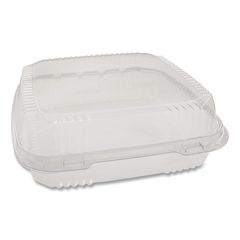 ClearView SmartLock Hinged Lid Container, 9.22 x 8.88 x 2.91, Clear, Plastic, 200/Carton