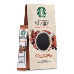 VIA Ready Brew Coffee, Colombia, 1.4 oz Packet, 8/Pack