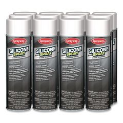 Silicone Spray, 20 oz Can, 12/Carton