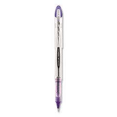 VISION ELITE Hybrid Gel Pen, Stick, Bold 0.8 mm, Violet Ink, White/Violet/Clear Barrel