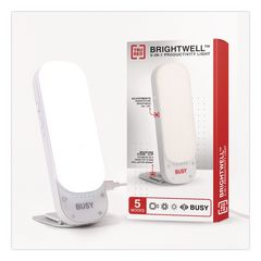 Brightwell 5-in-1 Productivity LED Desk Light, 7" High, White